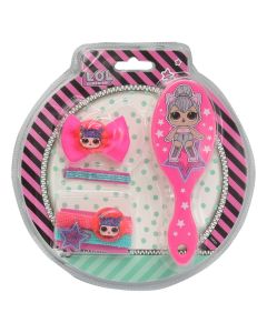 LOL Surprise Baby Hair Accessories Set, Pink, 4 Pieces, 1 Pack