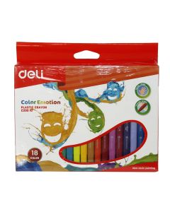 Pastel colors for kids, Color Emotion, Deli, wax, 16x18x0.6 cm, miscellaneous, 18 pieces