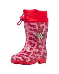 Cizme për fëmijë, Minnie Mouse, plastike, e kuqe, 1 palë