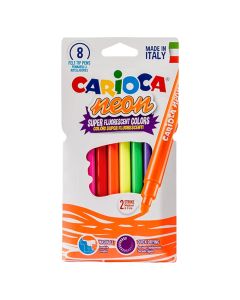 Bojëra uji, Carioca, Neon, 8 ngjyra, 1 pako