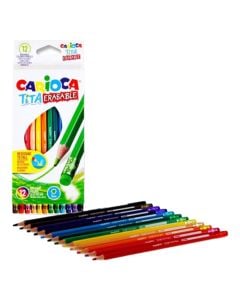 Bojëra druri me gomë, Carioca, Tita, 12 ngjyra, 1 pako