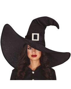 Witch hat, halloween, Extra Large, black, 1 piece