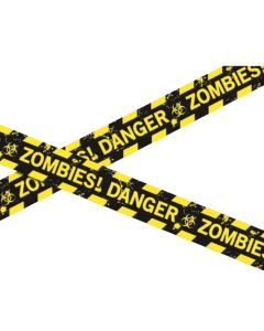 Halloween ribbon, zombie police, 600 cm, 1 piece