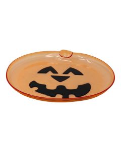 Pjatë servirje, halloween, kungull, 32x28 cm, plastike, portokalli, 1 copë
