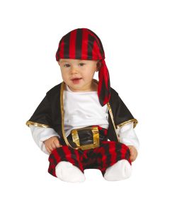 Halloween costume for baby, Pirate, polyester, mixed, 18-24 months, 89-93 cm, 1 piece