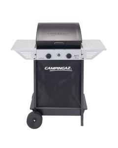 Barbekju me gaz, Campingaz, Rocky, 2 vatra, 97x50xH98 cm, e zezë, 1 copë