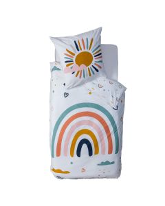 Set for children, Rainbow, cotton, 140x200 cm, mixed, 1 piece