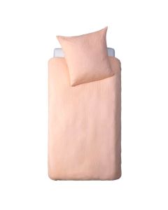 Bed set for children, cotton, pink, 140x200 cm, 1 piece