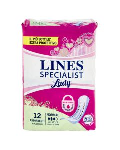 Peceta higjenike, për ditën dhe natën, Lines Specialist Lady, 12 copë