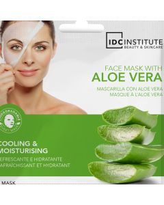 Maske per fytyren, IDC, Aloe Vera, freskues dhe hidratues, 22 gr, 1 cope
