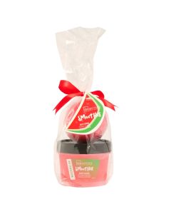 Set dushi, IDC, scrub&bombs, mini smothie, 95 ml+100 gr, watermelon, 1 cope
