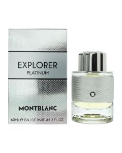 Parfum per meshkuj, Montblanc, Explorer Platinum, EDP, qelq, gri, 60 ml, 1 cope
