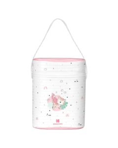 Cante termike per biberon, Kikka Boo, Savanna, 2 biberon, roze, 1 cope