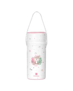 Cante termike per biberon, Kikka Boo, Savanna, 1 biberon, roze, 1 cope