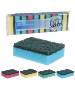 Set sfungjerë pastrimi, Ultra Clean, 8x5x2.5 cm, 10 copë, 1 pako