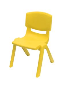Chair for children, Baby TOP, yellow, 40x32x50 cm, polypropylene, 1 piece