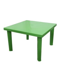 Table for children, Mini Roza, green, 79x79x50 cm, polypropylene, 1 piece