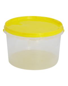 Kove plastike, rrethore, transparente, 5 liter, 1 cope