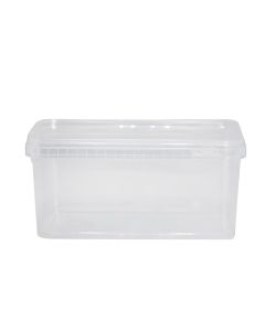Kove plastike, katrore, transparente, 3.1 liter, 1 cope