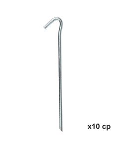 Aksesore kampingu per tende, 17 cm, hekur, 10 cope, 1 pako