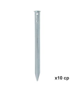 Aksesore kampingu per tende, 23 cm, hekur, 10 cope, 1 pako