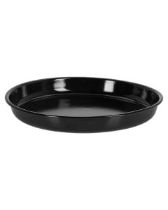 Round pan, BBQ, 25 cm, black, 1 piece
