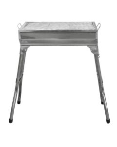 Barbekju portative, me qymyr, gri, 45x30x56.5 cm, 1 cope