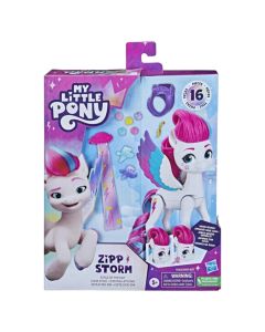 Toy for children, My Little Pony, Zipp Storm, white/purple, +5 years, 14 cm, 1 piece