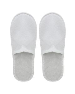 Hotel slippers, white, 1 pair
