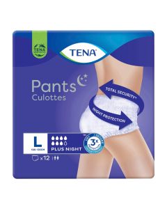 Peceta higjenike, Tena, pants, plus, night, x12, 1 pako