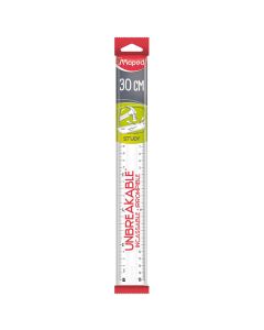 Ruler, Maped, Study, plastic, 30 cm, 1 piece