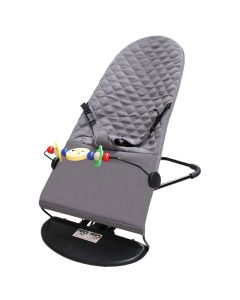 Relax chair for children, aluminum/polyester, 78x40x56 cm, gray, 1 piece