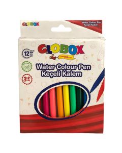 Watercolors, Globox, 12 colors, 1 pack