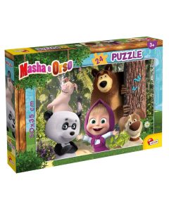Puzzle for children, Masha and Orso, 24 pieces, 50x35 cm, +3 years, 1 piece