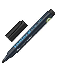 Marker, Schneider, Maxx 130, Permanent, e zezë, 3001, 1 copë