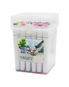 Watercolor, Colorful marker pen, 36 colors, 1 pack
