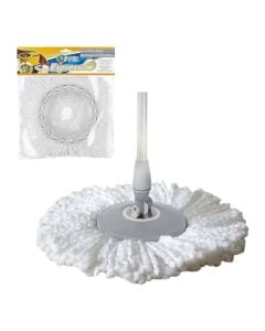 Cleaning mop, Apex, microfiber, replacement for automatic bucket, 28x28 cm, 1 piece