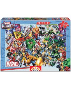 Puzzle for children, Educa, Collage of marvel heroes, 1000 pieces, +14 years, 1 piece