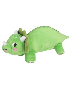 Wallet for pencils, Math, Dino, plush, mix, 1 piece