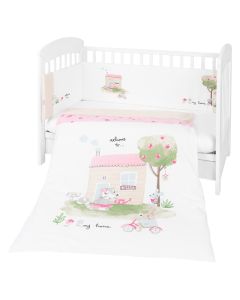 Quilt and sideboard set for children, Kikka Boo, My home, 70x140 cm, 2 parts, 1 pack