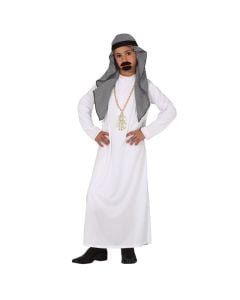 Halloween costume for boys, Sheik, 7-9 years, polyester, 1 piece