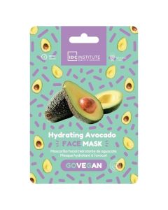 Maskë për fytyrën, IDC Institute, hidratuese, vegane, vaj avokado, 25 gr, 1 copë