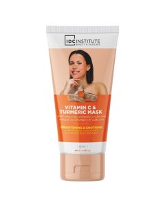 Maskë për fytyrën, IDC Institute, vitamine c dhe shafran indie, ndricon/balancon tonin e lekurës, 60 ml, 1 copë