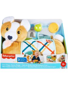 Lodër për fëmijë, Fisher Price, 3 in 1 Puppy Tummy Wedge, +0 muajsh, 1 copë