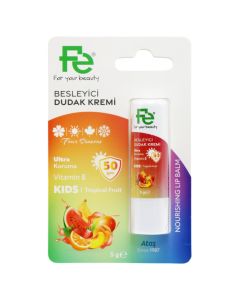 Balsam buzësh, Fe, Kids, four seasons, SPF50, Vit E, tropical fruits, 5 gr, 1 copë
