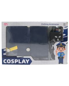 Lodër për fëmijë, uniformë polici dhe aksesorë, poliestër, 1 copë