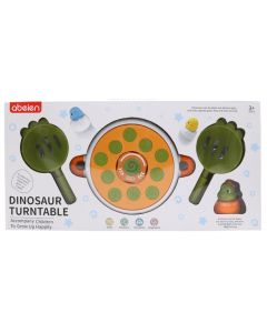 Lodër për fëmijë, Dinosaur Turntable, jeshile, 1 copë