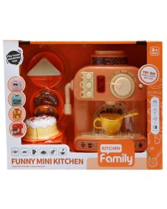 Lodër për fëmijë, Kitchen Family, ekspres kafeje, me bateri, 1 copë