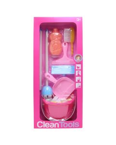 Loder per femije, set aksesore pastrimi, roze, 1 cope
