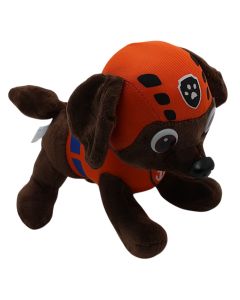 Teddy bear, Paw Patrol, Zuma, brown/orange, 23 cm, 1 piece